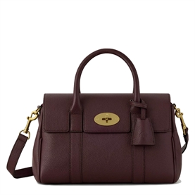 Mulberry Small Bayswater Satchel Oxblood